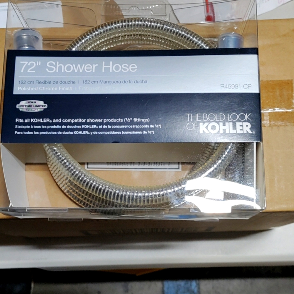 The Bold Look KohlerR45981-CP 72 inch shower hose